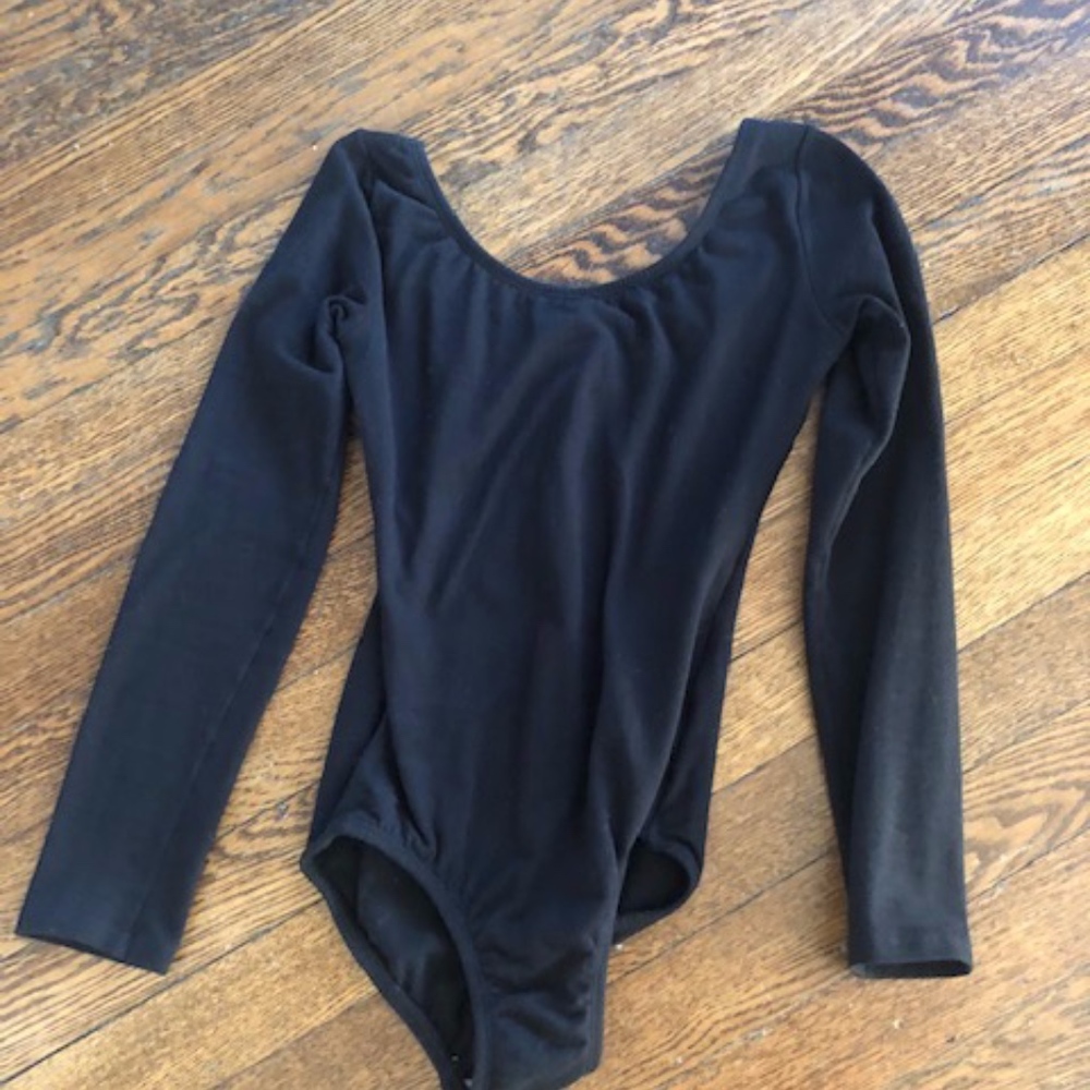 Body Wrappers Black Body Suit Small